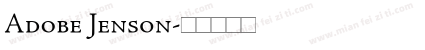 Adobe Jenson字体转换